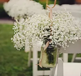 White Babys Breath Artificial Flowers Gypsophila Plastic Flowers For Home Decorative DIY Wed Party Decoration Fake Flower9572134