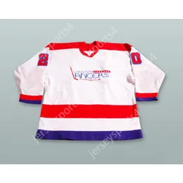 Custom White 20 Virgina Lancers Hockey Jersey New Top Ed S-M-L-XL-XXL-3xl-4xl-5xl-6xl