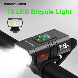자전거 조명 자전거 자전거 전면 자전거 라이트 1000LUMEN LED 충전식 램프 자전거 자전거 랜턴 사이클링 손전등 MTB 헤드 라이트 P230427