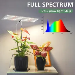 Grow Lights Plant Growth Lamp Waterproof Auto On/Off Adjustable Brightness Height LED Full Spectrum Light For Indoor Plants Flower
