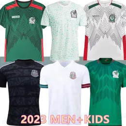 2023 Messico Soccer Jersey Train H.Losano Chicharito G dos Santos Raul C. Vela H. Lozano 19 20 21 22 23 C. Vela Football Shirt Tops Men and Kids Women Set Uniform 888