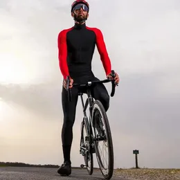 Racing Sets 2023 Winter Zootekoi Cycling Lycra Skinsuit Long Sleeve/pant One-piece Speedsuit Jersey Suit Mono Ciclismo Invierno Jumpsuit