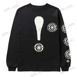 Men's Hoodies Sweatshirts Frog drift Fashion Streetwear High Street Oversize Loose TARGET LS TEE Foam printed long sleeve T shirt for men T231127