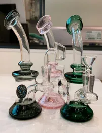 Hopahs Populära dab rigg litet glas bong skenande boll designade mini bubbla bäger trevligt vatten8714149