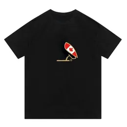 캐나다 한정판 Tshirt Mens 스웨트 셔츠 디자이너 Tshirt 남자 여자 짧은 슬리브 tshirts 올빼미 인쇄면 티셔츠 4xl 5xl