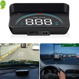 2022 Car HUD Head Up Display OBD2 EOBD Overspeed Warning System Projector Windshield Auto Electronic Voltage Alarm M8