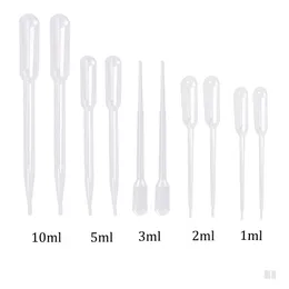 Lab Supplies Teenitor 1Ml 2Ml L 5Ml 10Ml Plastic Transfer Pipettes Eye Dropper Essential Oils Makeup Tool Drop Delivery Office Schoo Dhgkb