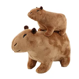 Stuffed Simulation Capybara Plush Toys Cartoon Animal Hydrochoerus Soft Stuffed Toy Cute Real Life Capybara Rodent Plushie Kids Toy Gift 20CM 30CM