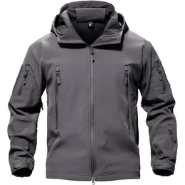Men's parka bomber jacket men Soft Wool Lightweight Soft Shell jacket Coat Polyester size S-XXL 6A11M