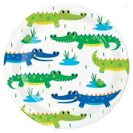 Disposable Dinnerware Birthday Party Dessert Plates 24 Count