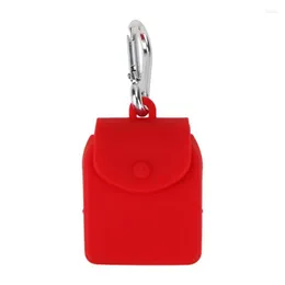 Storage Bags Mini Pouch For Purse Food Grade Silicone With Carabiner Small Size Multifunctional Change Women Men