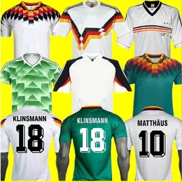 كأس العالم 1990 1992 1994 1998 1988 Germany Retro Littbarski Ballack Soccer Jerseys Klinsmann Matthias Home Shirt Kalkbrenner Jersey 1996 1998 2004 2014 2014 2014