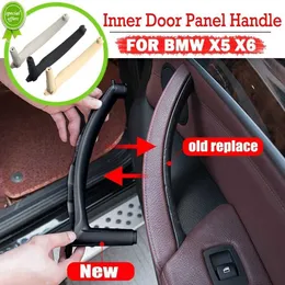 새로운 새 차 오른쪽 왼쪽 내부 도어 패널 핸들 풀 트림 커버 BMW E70 X5 E71 E72 X6 SAV 2007-2013 용 자동 인테리어 액세서리