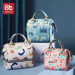 Borse per pannolini AIBEDILA Pacchetti maternità Borse per bambini Borsa leggera multifunzionale alla moda Borse a tracolla per mamma Borsa zaino Q231127