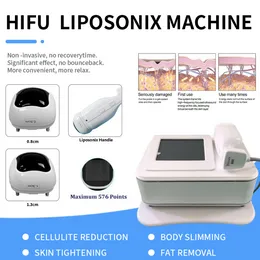 Eu Tax Free Portable Advanced Cellulite Removal Body Hifu Macchina dimagrante ad alta intensità Mini Hifu Liposonix Equipment129