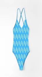 Бикини с перекрестной повязкой и открытой спиной, домашняя одежда, однотонный купальник с буквенным принтом, модный сексуальный женский пляжный купальник9048118
