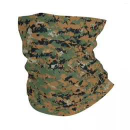 Lenços Marpat Woodland Camuflagem Bandana Pescoço Capa Impresso Exército Militar Camo Máscara Cachecol Multi-Uso Rosto Ciclismo Unisex Adulto Inverno