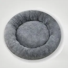 Mats Antistress Dog Bed Super Soft Long Plush Warm Mat Cute Lightweight Kennel Pet Sleeping Basket Round Fluffy Comfortable Cat Nesk