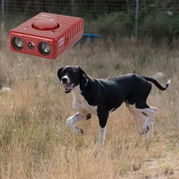 Repellenti Repellente per cani ad ultrasuoni Batteria al litio incorporata 130 Highdecibel Allarme Torcia a LED per attività all'aperto