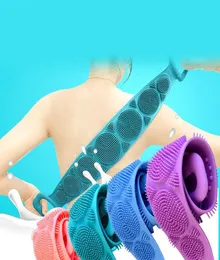 EPACKET DOMOWE MAGICZNE SILION SZZUNKI Ręczniki Ręczniki wcierające z tyłu obieranie ciała masaż prysznic przedłużony płukanie skóra Clean5736846