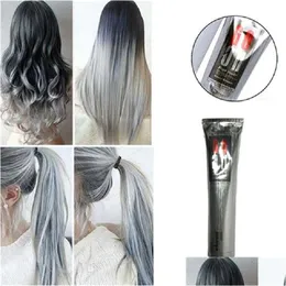 Pomades Waxes Fashion Womens Dye Cream 100ml Color Punk Punk Ray Gray Sier Care Care Product