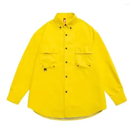 남성용 재킷 방수 나일론 재킷 남성 여자 스트리트웨어 패션 느슨한 캐주얼 힙합 야외화물 유니esx 시티 소년 소녀 셔츠 코트