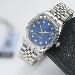 Relógio masculino automático com diamante 41MM 904L totalmente em aço inoxidável mecânico super luminoso à prova d'água relógio de vidro de safira moldura canelada Aaa