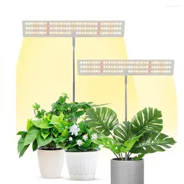 Grow Lights 10W 120LED Full Spectrum Plant Growth Lamp Waterproof Auto On/Off Adjustable Brightness Light For Indoor Plants Veg Flower