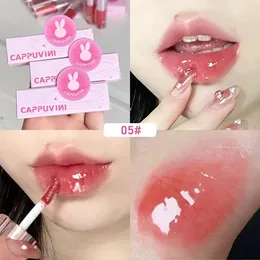 Spiegel Lipgloss feuchtigkeitsspendende Lipgloss wasserdichte und langlebige transparente Gelee Flüssige Mund rote Lippen-Make-up-Kosmetik