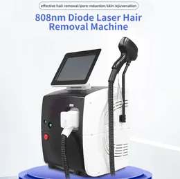 Nicht-invasive, leistungsstarke 808-nm-Diodenlaser-Haarentfernung, schmerzlose Enthaarungsmaschine, Eispunkt-Epilierer, Hautverjüngung, Pigmententfernung, Schönheitssalon