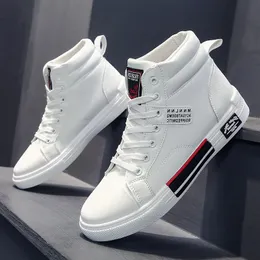 Sapatos de vestido marca homens couro hightop skate tênis masculino moda antiderrapante esporte zapatillas hombre calçados masculinos 231127