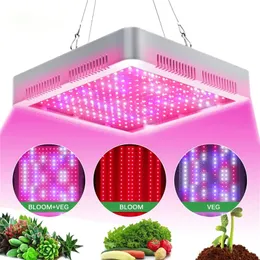 2000W Double Switch Plant Grow Lights Full Spectrum AC 85-265V LED Indoor Flower VEG Seedling Tent Phyto Lamp Growthing Flowers Plants Growth Lighting Lamps