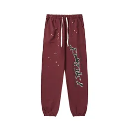 Spårdräkter Autumn/Winter Men's Shorts Men's New 2023 SP5der spindel Web Letter Printing Casual Pants Unisex Batch