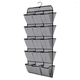 Storage Boxes Rotating Hook Closet Organizer Hanger Shoe 30 Mesh Pockets For Wall Or Hanging Bag