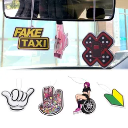 JDM Car Scowherner Car Mirror Retrovisor Pingente Racing Auto perfume Perfume Decoração de Decoração de Anime Decoração para Taxi Fake P230427