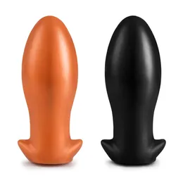 Brinquedo sexual massageador 9.05 segundos, material de silicone longo, ovo de dinossauro, plug anal posterior, cor dourada e preta, brinquedos super macios para homens e mulheres