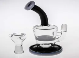 5 Stilde Stil Cam Bong Bong Recycler Sline Sinepkolator DAB DIBS 100 Gerçek Görüntü Harnaklar Sigara Boru Boruları Hookahs2832652