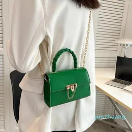 Borse a tracolla Twist 668 Designer Ladies Tinta unita Catene Luxury Women Locked Purses Flap Handbags For