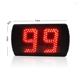벽 시계 5 인치 LED 사용자 정의 시간 14/24 초 S 시계 카운트 다운 카운트 다운 휴대용 타이머 코트