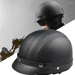 Motorcycle Helmets Halfs Stylish Design Lightweight And Safe Washable Breathable Easys To Use For Bike