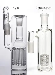 Nuovo Recycler Honeycomb Ashcatcher 18mm giunto per narghilè Vetro Acqua Bong Raccoglitori di cenere Impianti petroliferi Accessori in vetro1439031