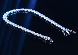 Gift Wrap 3mm Test Passed Moissanite Tennis Bracelets For Men Women Lab Full Diamond Bangle 925 Sterling Silver Jewelry Certified 4027346