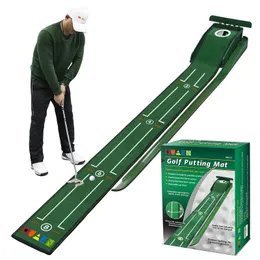 Andra golfprodukter som sätter Mat Golf Indoor Carpet Mini Sätt bollpadsövning Mat Lätt tvättbar antislip Golftillbehör för män gåva 231124
