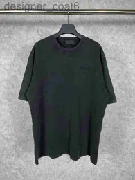 남자 티셔츠 Designermen 's Plus Tees 폴로 둥근 목 자그로이 자수 및 인쇄 극 스타일의 여름 마모 거리 순수면 FK VX62
