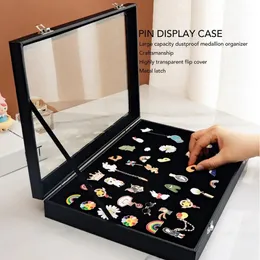 Jewelry Boxes Pin Display Case Transparent Dustproof Shadow Box For Military Medal Jewelr 231127
