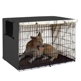 Pensje Składana skrzynia dla psów Łatwa do składania skrzyń dla psów do użytku na zewnątrz wygodne pies domowy pies podróżna skrzynia