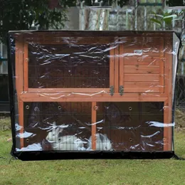 Cages Rabbit Hutch Cover Garden Outdoor Wodoodporny dom dla małych zwierząt Okładka odporna na UV wytrzymałe pokrywę produktu