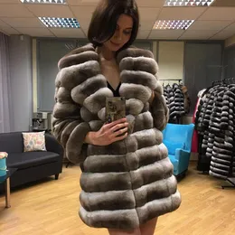 Fur w 100% prawdziwy Rabbit Rabbit Fur Płaszcz Kurtka Kurtka Wysoka wysokiej jakości szybka wysyłka