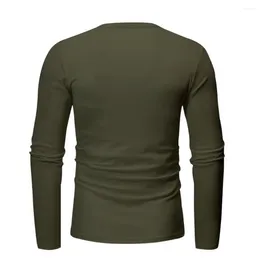 Männer Casual Hemden Männer Pullover Top Stil T-shirt Modische Slim Fit Langarm Einfarbig Für Herbst