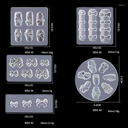 Nail Art Decorations 3D Filled Silicone Mold Carving Stamping Stencils UV Gel Polish Manicure Mould DIY Tools Crystal Plate Template